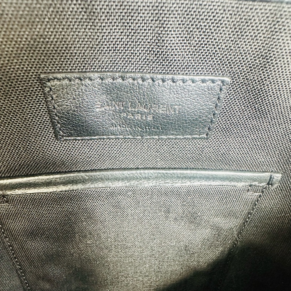 Saint Laurent Black and Dark Green Camouflage Backpack - Picture 6 of 9